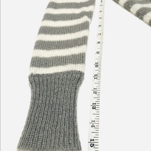 J. Crew Soft Wool Crew Neck Gray White Sweater XS - Picture 7 of 9